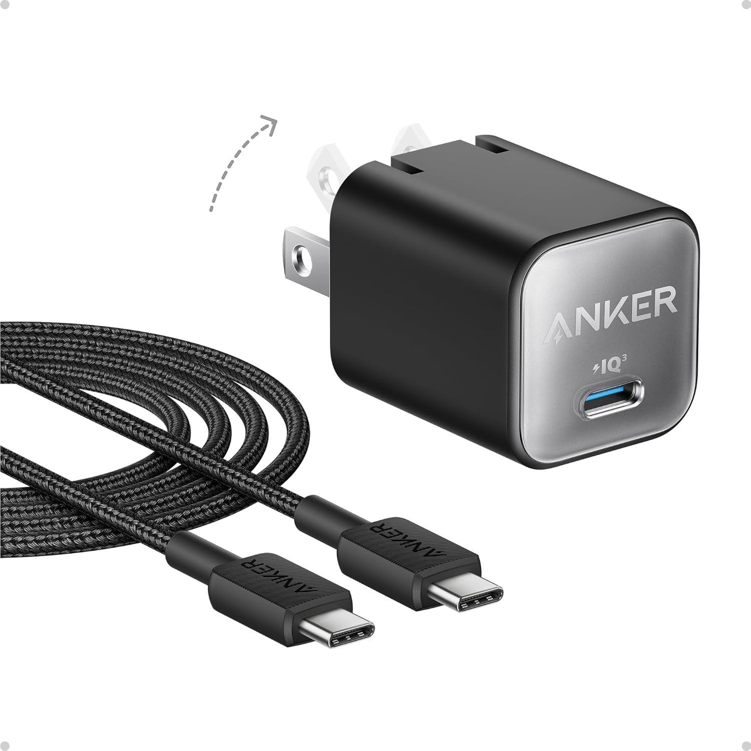 Anker Nano USB C Charger Block, 30W PIQ 3.0 Foldable iPhone Charger Fast Charging - Image 6