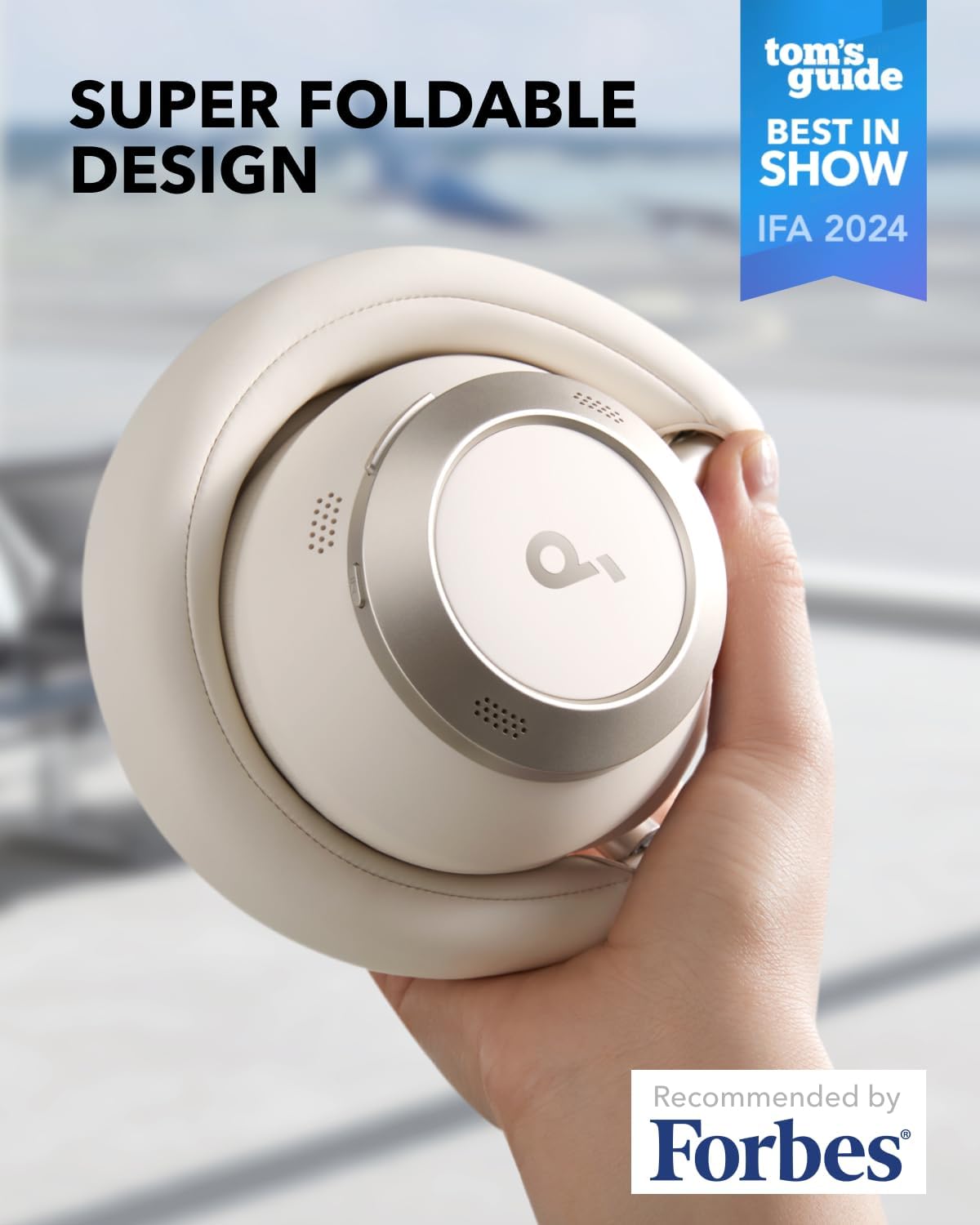 Soundcore Space One Pro by Anker, Adaptive Active Noise Cancelling Headphones - Image 5