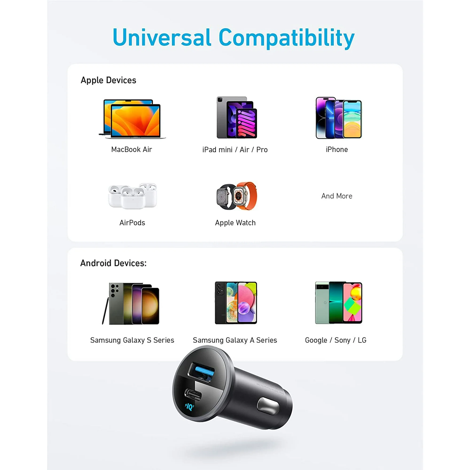 Anker Car Cigarette Lighter Adapter - Image 2