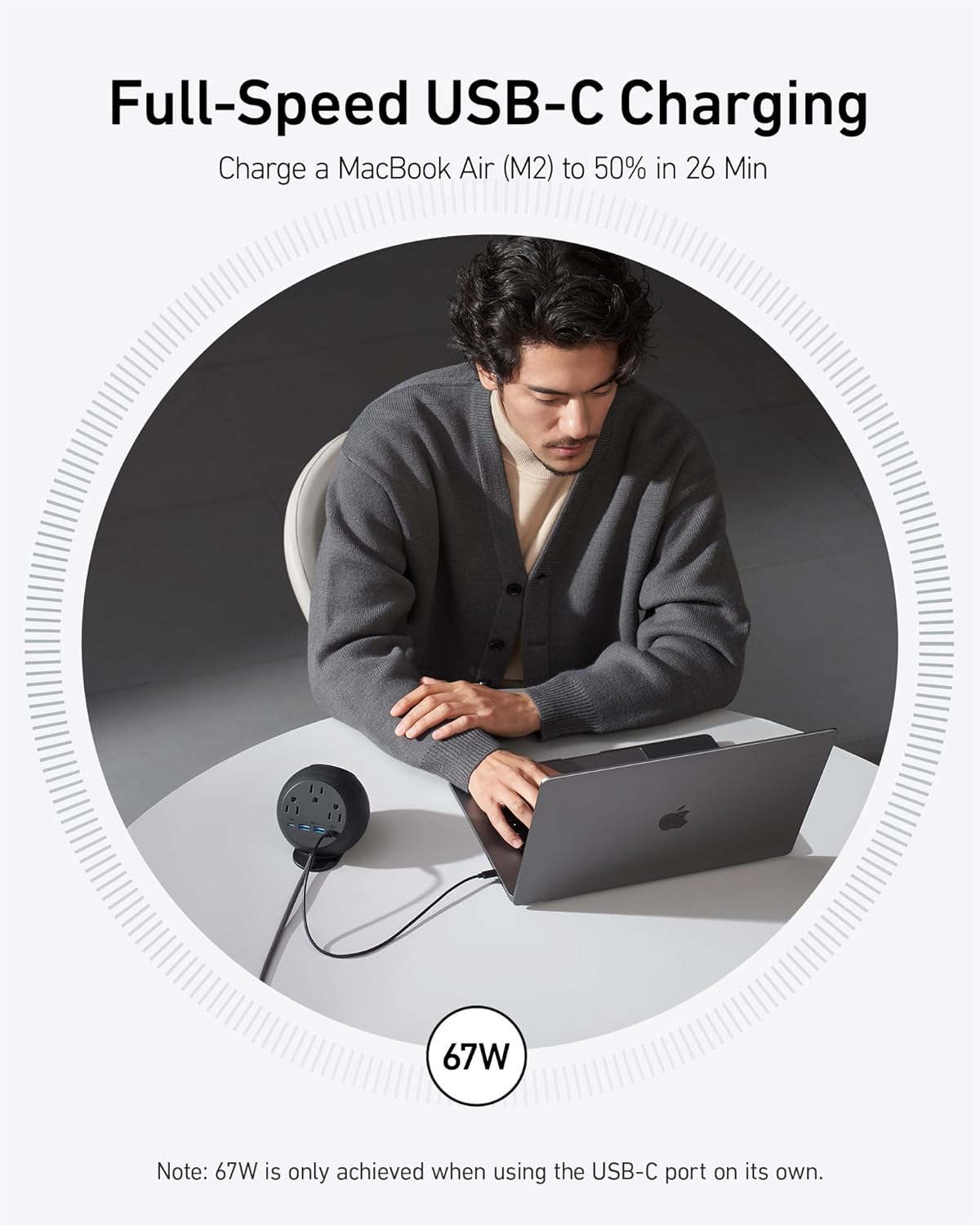 Anker MagGo Magnetic Charging Station, Qi2 Certified 15W Ultra-Fast MagSafe Wireless Charger - Image 2